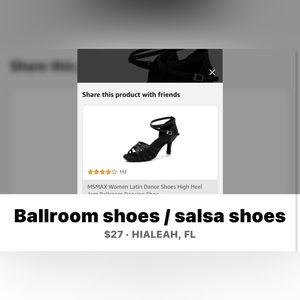 Ballroom shoes / salsa shoes